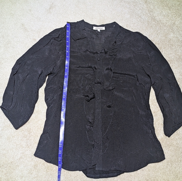 Black Ruffle Top - Picture 10 of 11